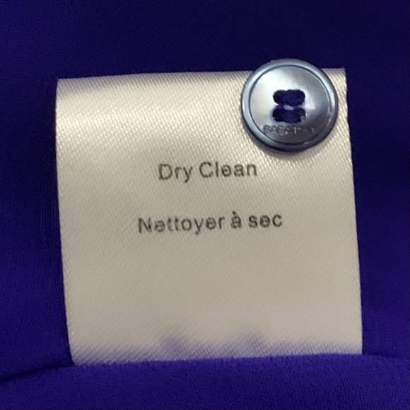 Babaton Benedict Silk Sleeveless Dress Blue XS EUC - Picture 9 of 9